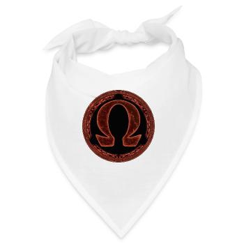 Omega Symbol - Bandana - Weiß - Vorne