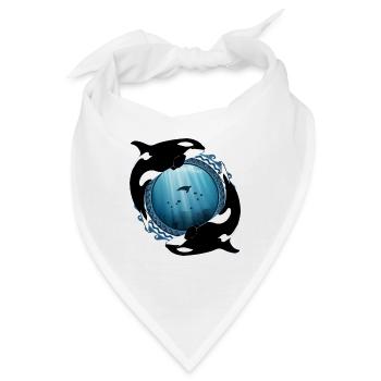 Orca Killerwale - Bandana - Weiß - Vorne