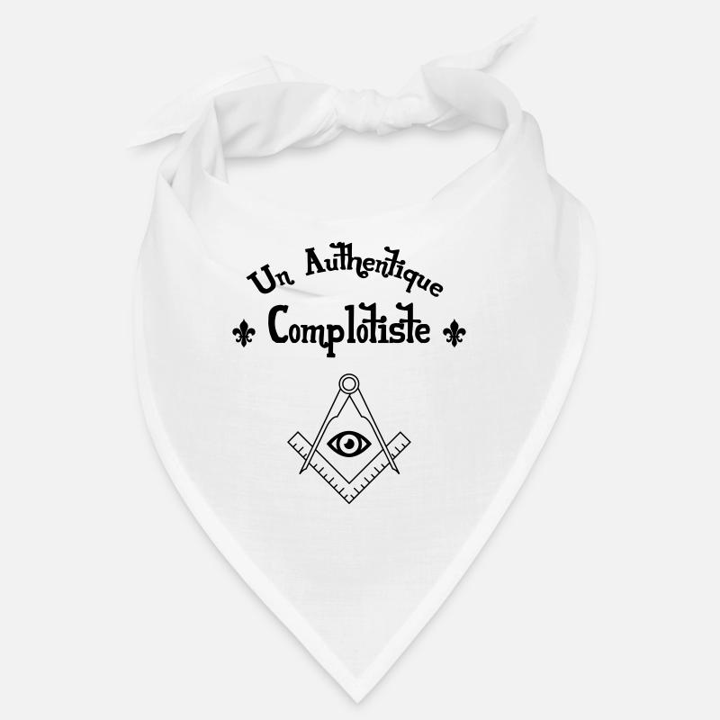 Un Authentique Complotiste - Bandana - blanc