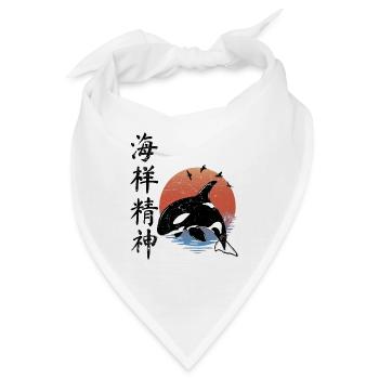Orca - Bandana - Weiß - Vorne