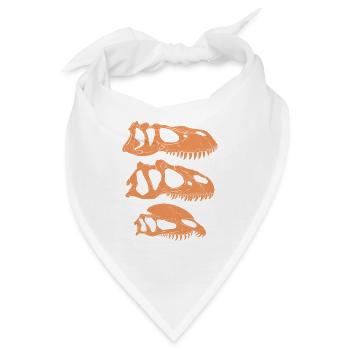 Torvosaurus Allosaurus Dilophosaurus - Bandana - Weiß - Vorne