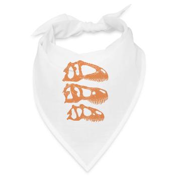 Giganotosaurus Tyrannosaurus Rex Allosaurus - Bandana - Weiß - Vorne