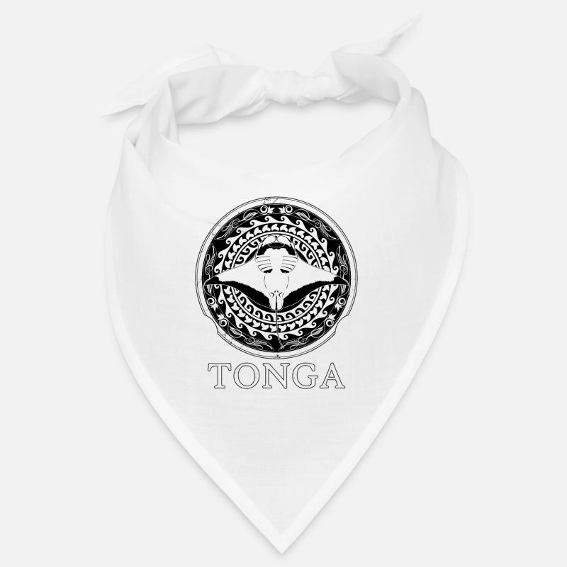 Tonga Mantarochen - Bandana - Weiß