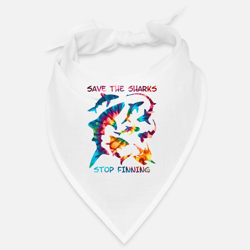 Save the Sharks Haiarten Bandana