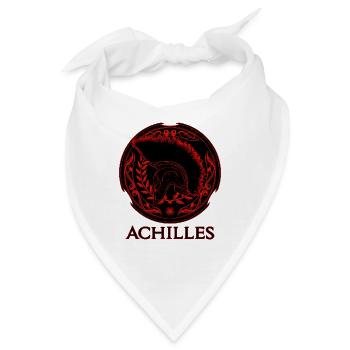 Achilles Griechischer Krieger - Bandana - Weiß - Vorne