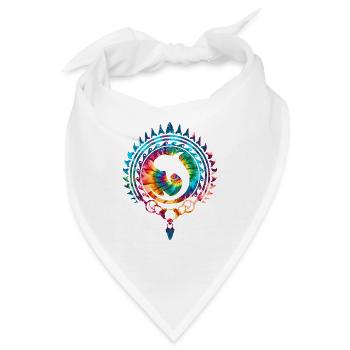 Walhai Tie Dye - Bandana - Weiß - Vorne
