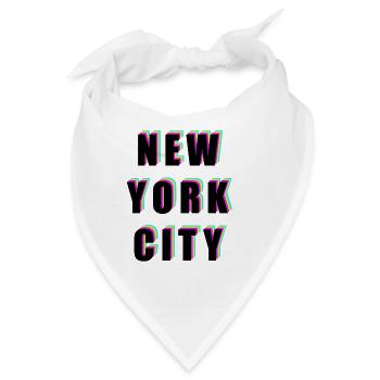 New York City - Bandana - Weiß - Vorne