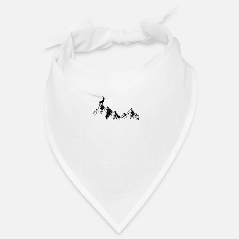 Sternzeichen Steinbock Tierkreiszeichen Ziege - Bandana - Weiß