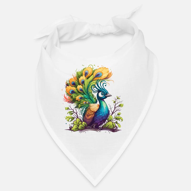 Peacocks Plume Bandana