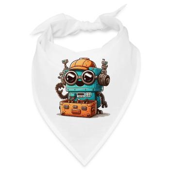 Ingenieur-Bot - Bandana - Weiß - Vorne