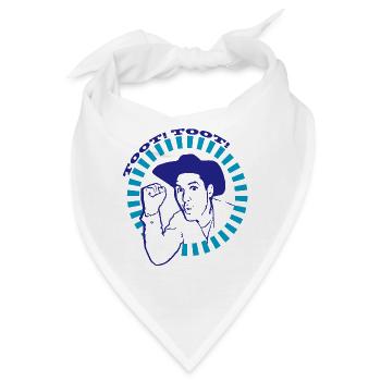 TUTEN! TUTEN! Neg, der urbane Cowboy - Bandana - Weiß - Vorne