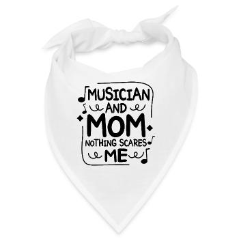 Mutter, Musikerin und Mutter, nichts macht mir Angst - Bandana - Weiß - Vorne