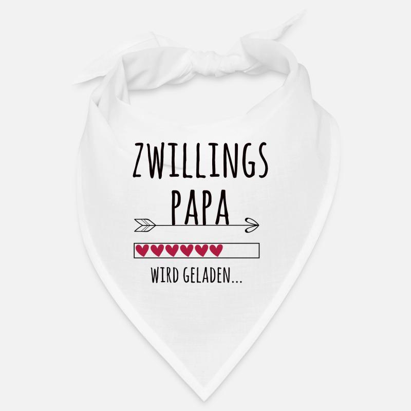 werdender Zwillingspapa Schwangerschaft Zwillinge Bandana