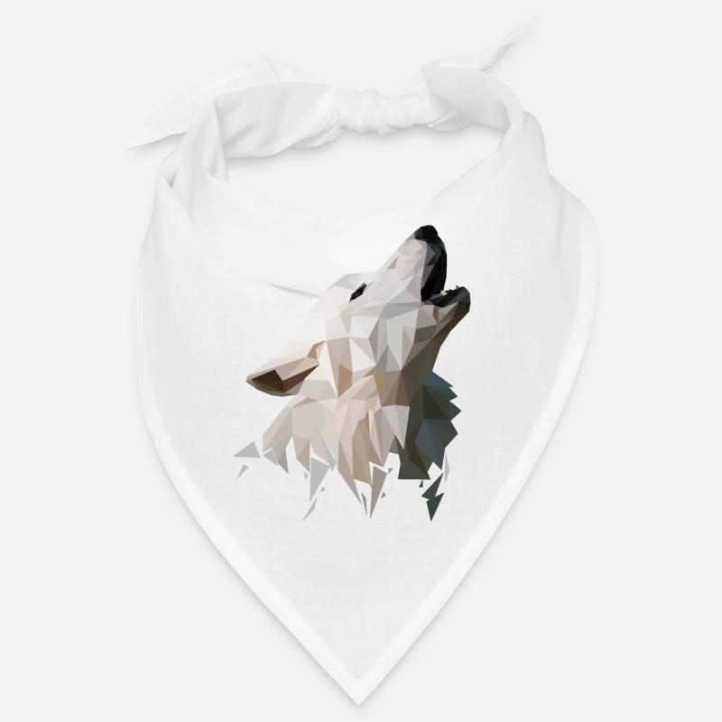 Wolf Polygon Moderne Bandana