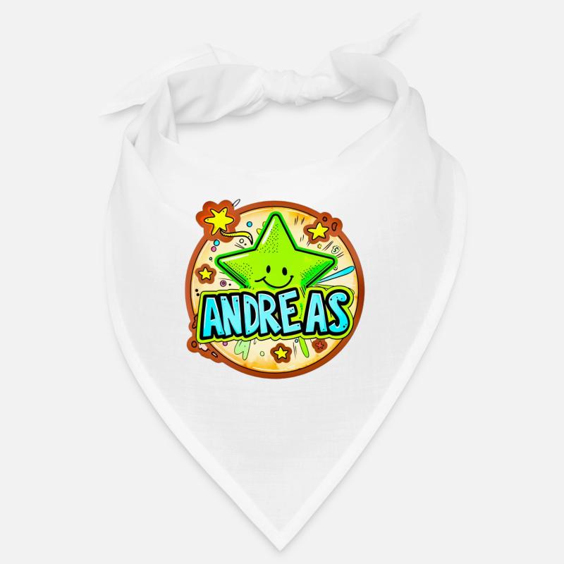 Name Andreas mit Stern Bandana