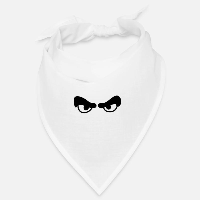 Bande dessinée yeux de dessin animé Bandana