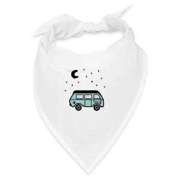 Van bei Nacht - Bandana - Weiß - Vorne