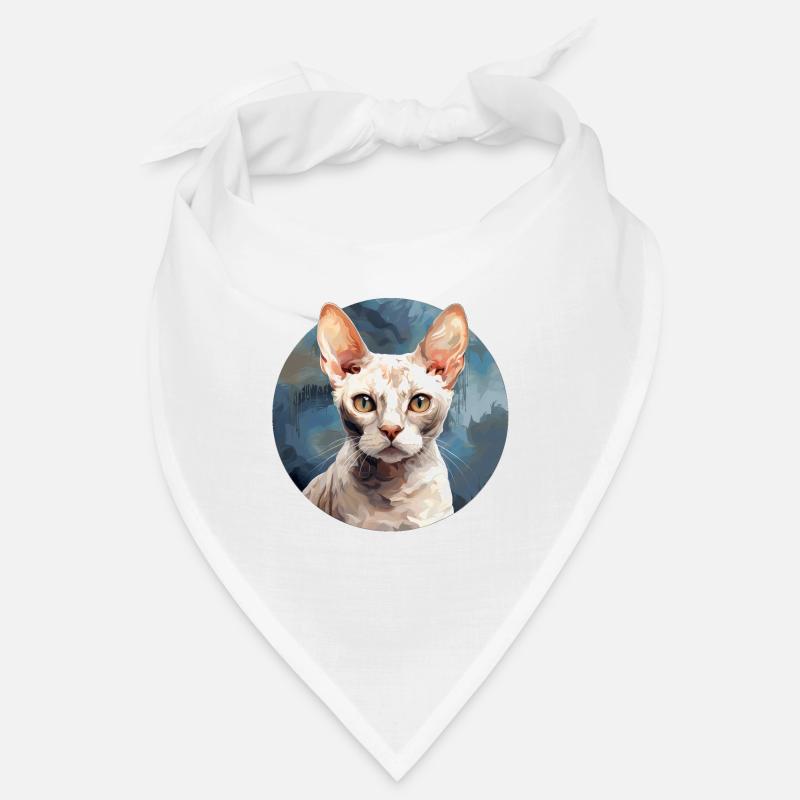 Devon Rex Katze Bandana