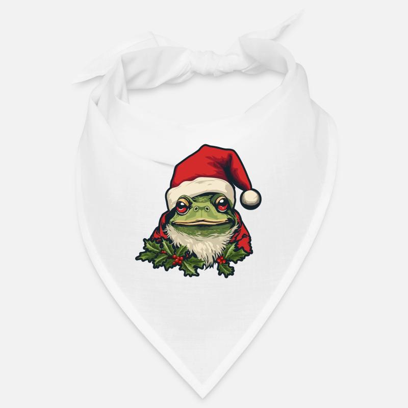 Weihnachtsfrosch Bandana