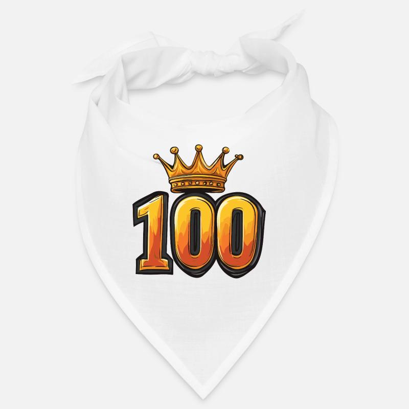 100 Zahl Krone Bandana