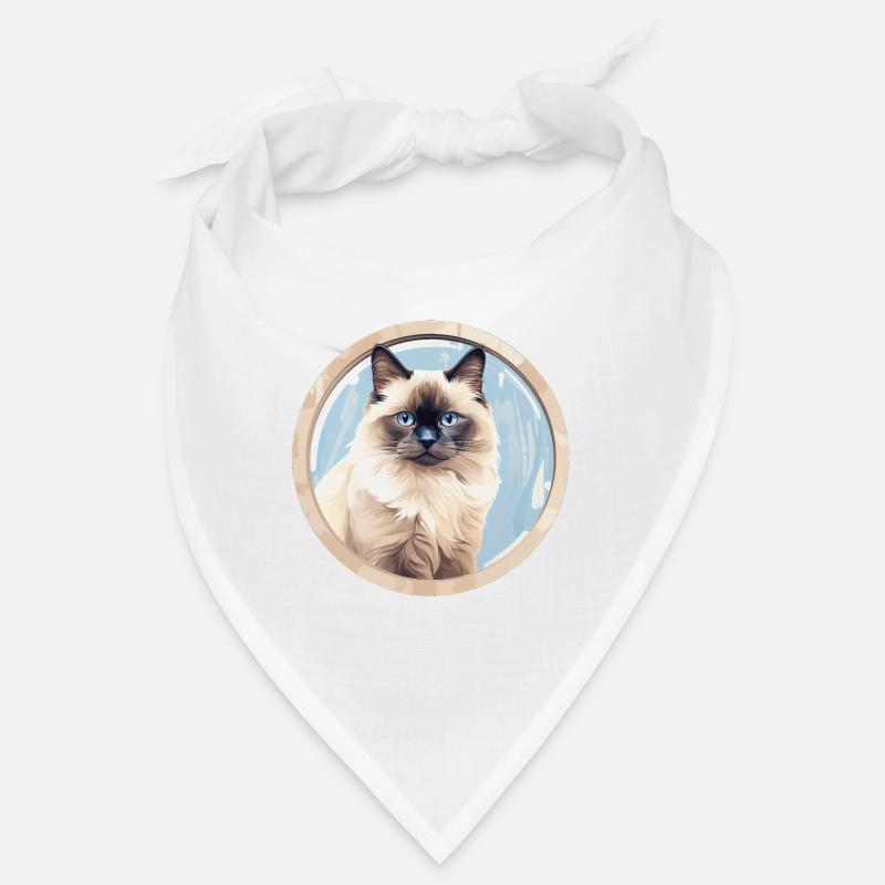Birma Katze Bandana