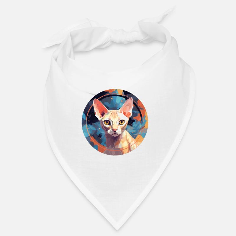 Devon Rex Chat Bandana