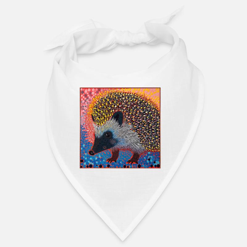 igel, bunt, tier, geschenk, geschenkidee Bandana