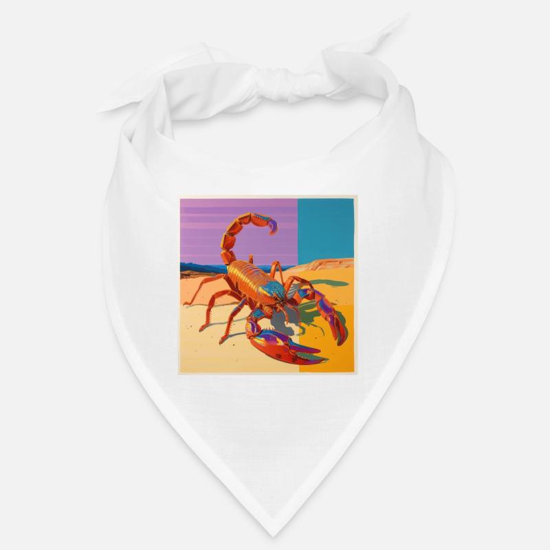 scorpion, bunt, tier, geschenk, geschenkidee Bandana