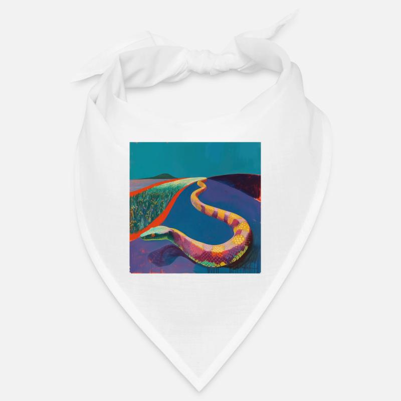 schlange, bunt, tier, geschenk, geschenkidee Bandana