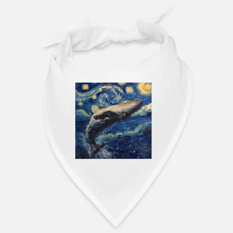 Poisson-baleine Van Gogh Bandana