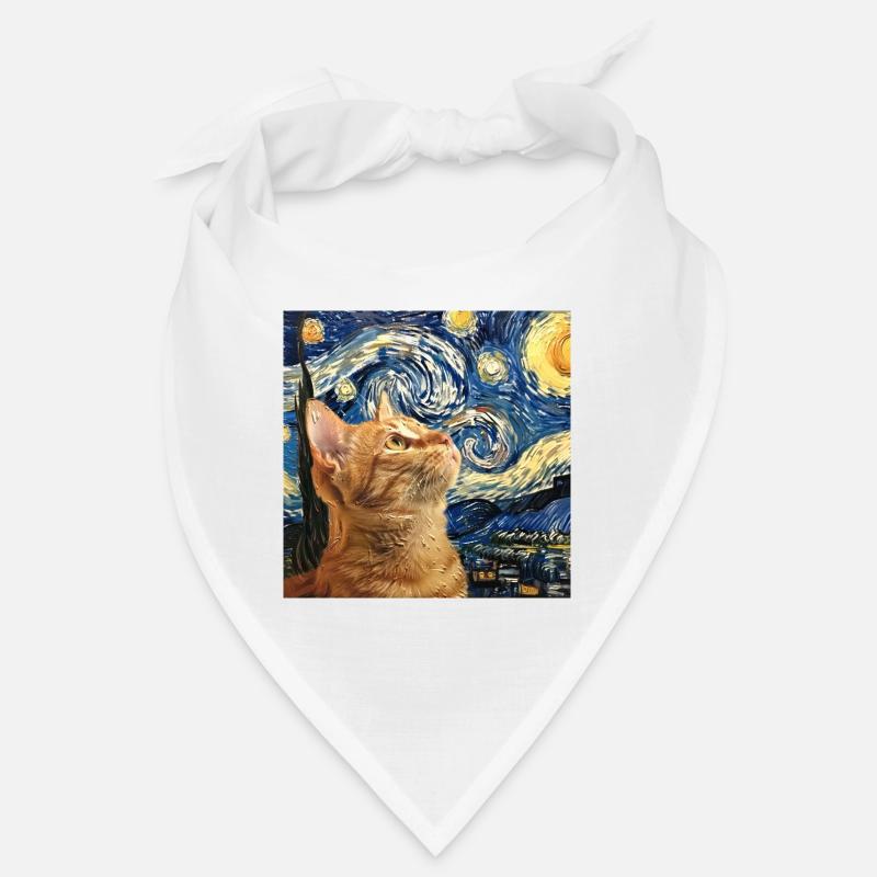 Chat, Motif De Chat Bandana