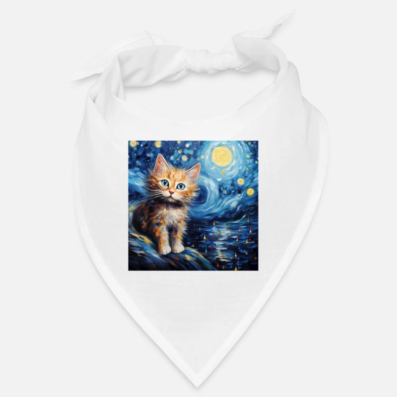 Chat, motif chat, cadeau Bandana