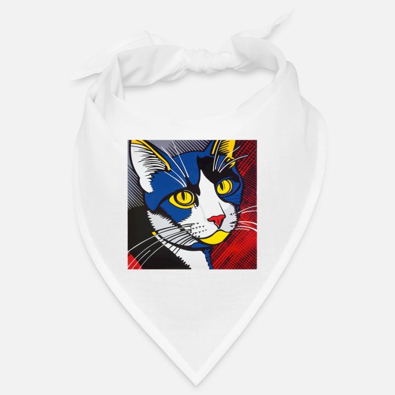Chat, Motif De Chat Bandana