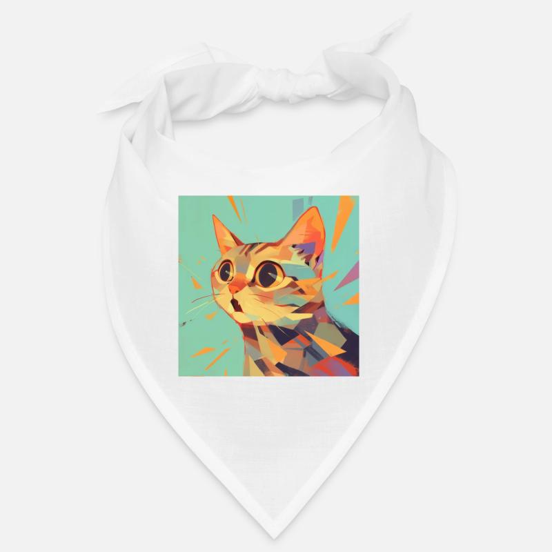 Chat, Motif De Chat Bandana