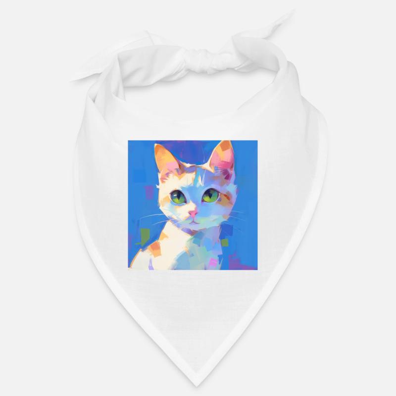 Chat, Motif De Chat Bandana