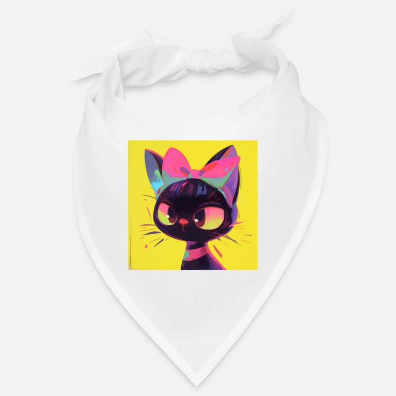 Chat, Motif De Chat Bandana