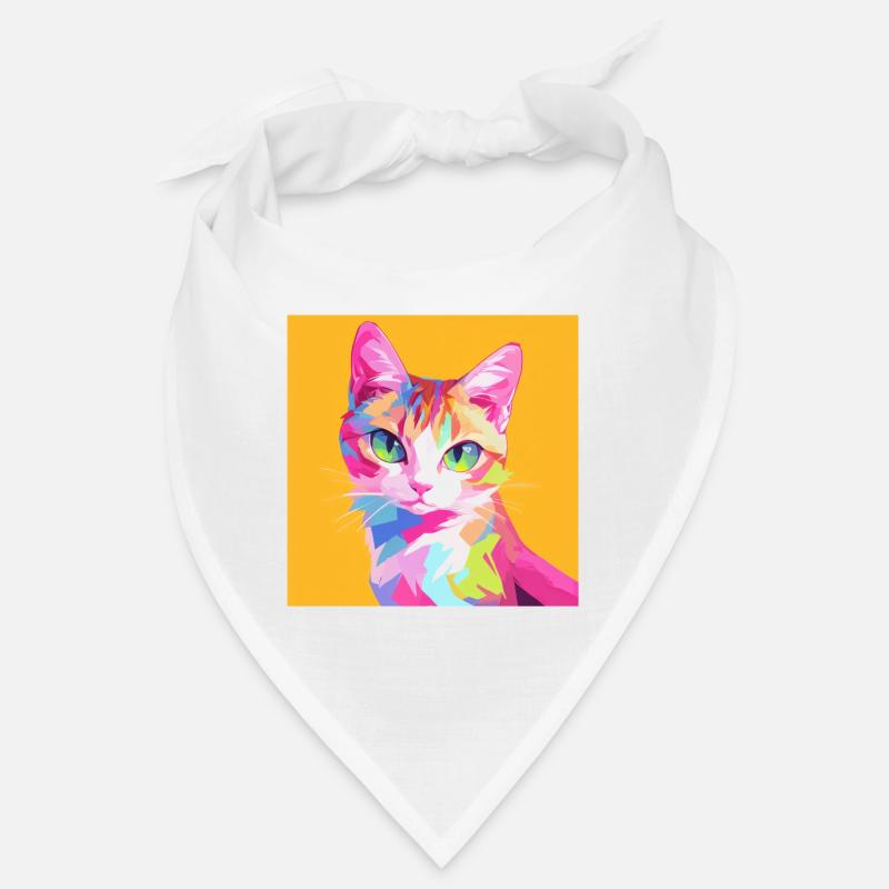 Chat, Motif De Chat Bandana