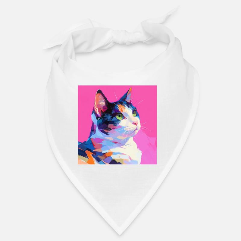 Chat, Motif De Chat Bandana
