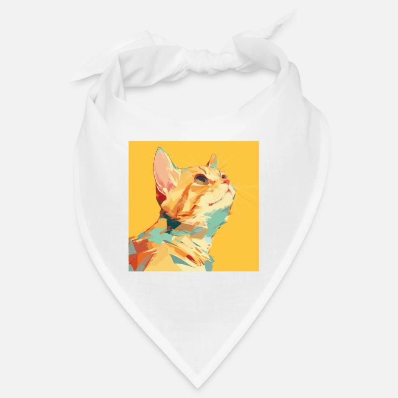 Chat, Motif De Chat Bandana