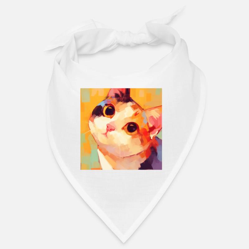 Chat, Motif De Chat Bandana