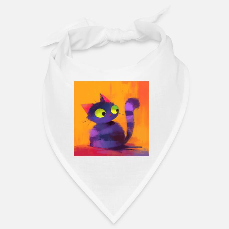 Chat, Motif De Chat Bandana