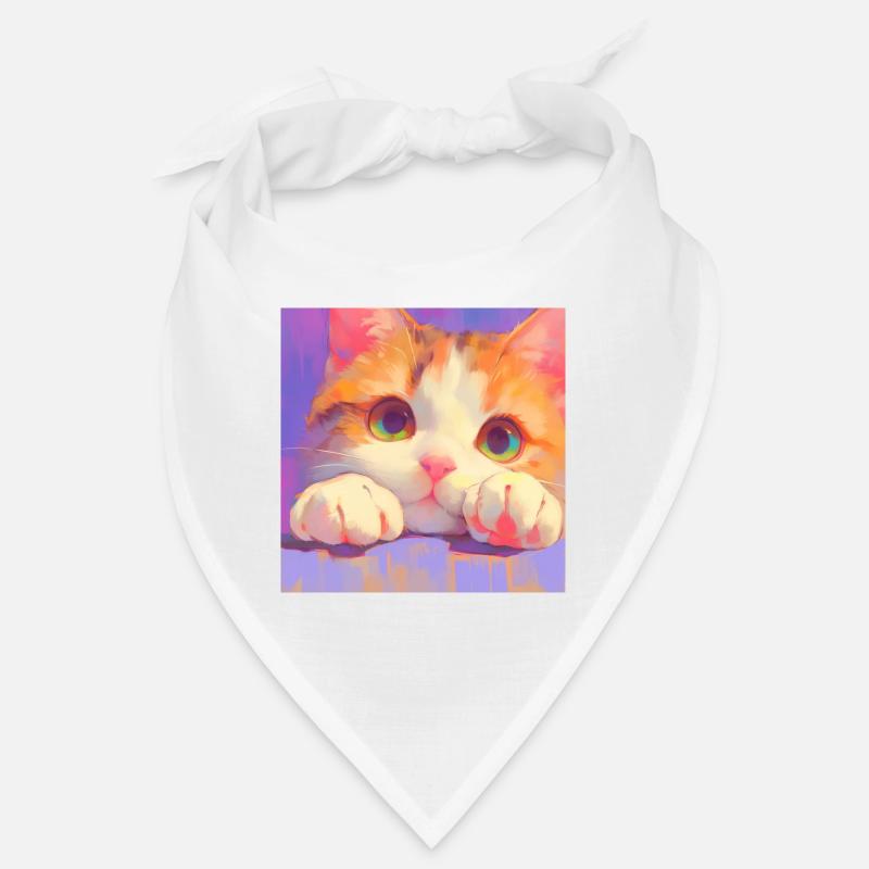 Chat, Motif De Chat Bandana