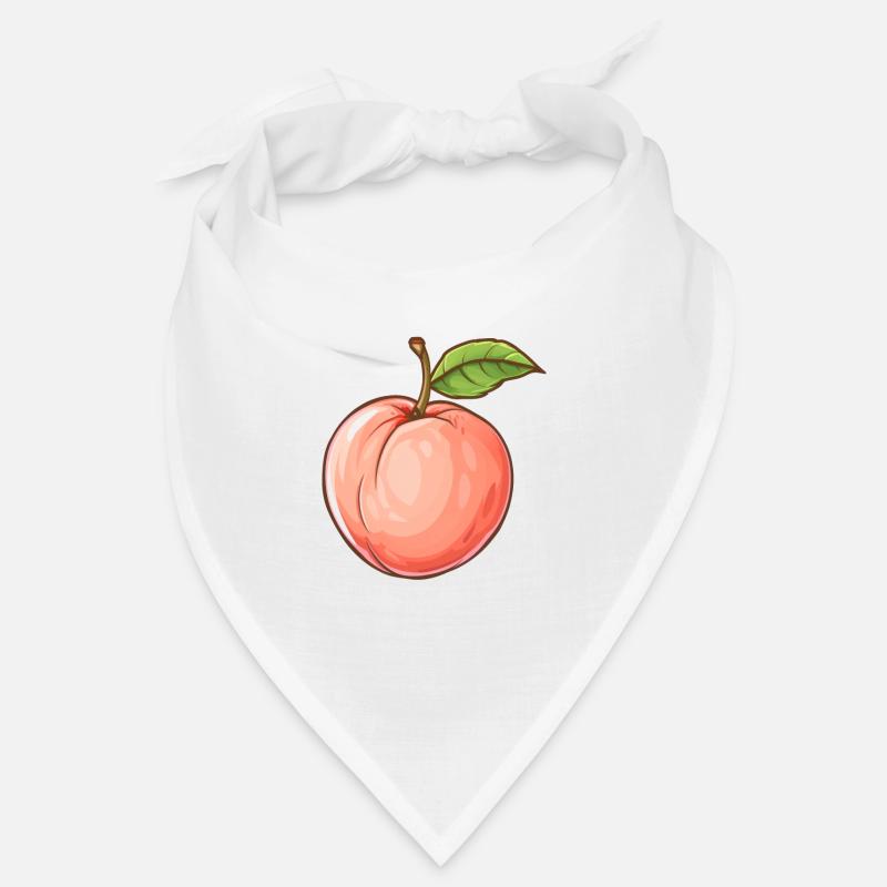 Peach, Peach, Fruit, Fruit Bandana