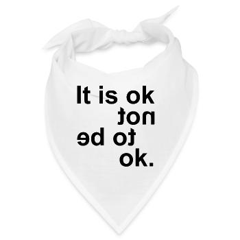 OK Zitat - Bandana - Weiß - Vorne