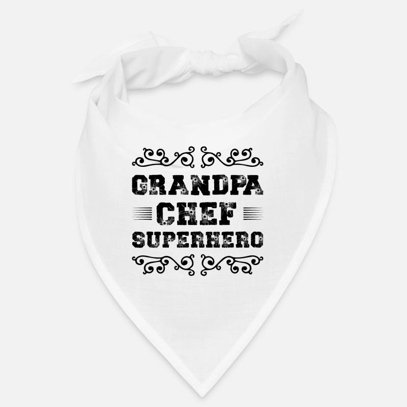 Opa Chef Superheld Bandana