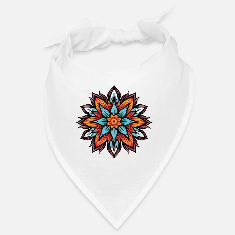 Frost Flower Mandala Symbol Star Winter Bandana