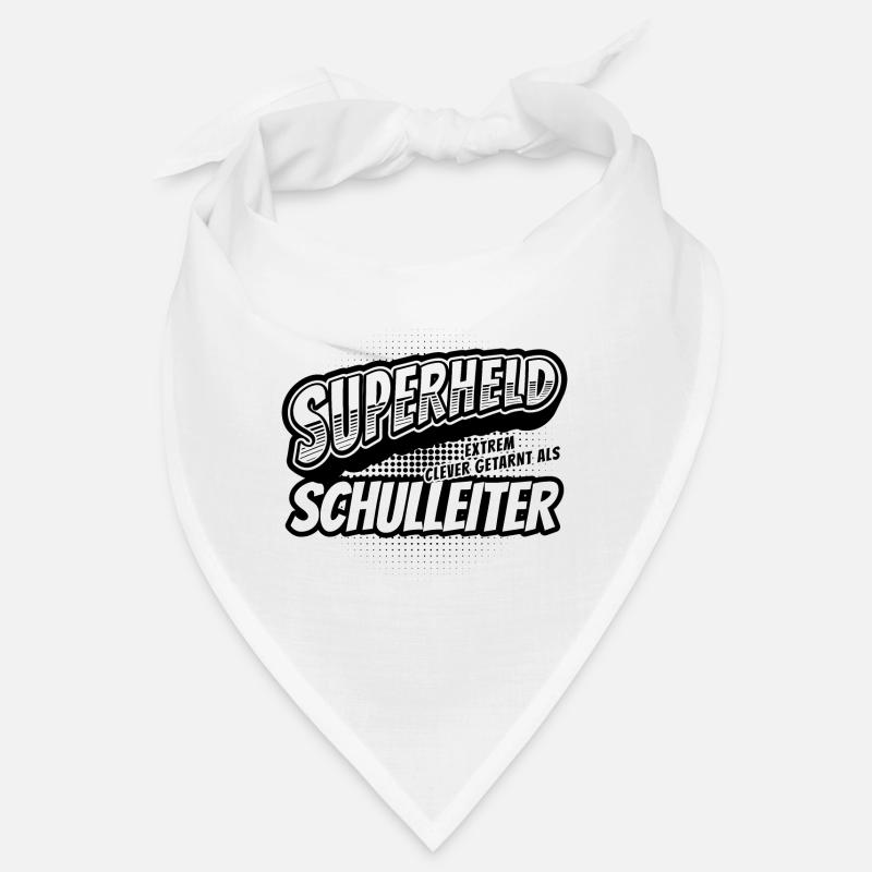 Superheld, clever getarnt als Schulleiter Bandana