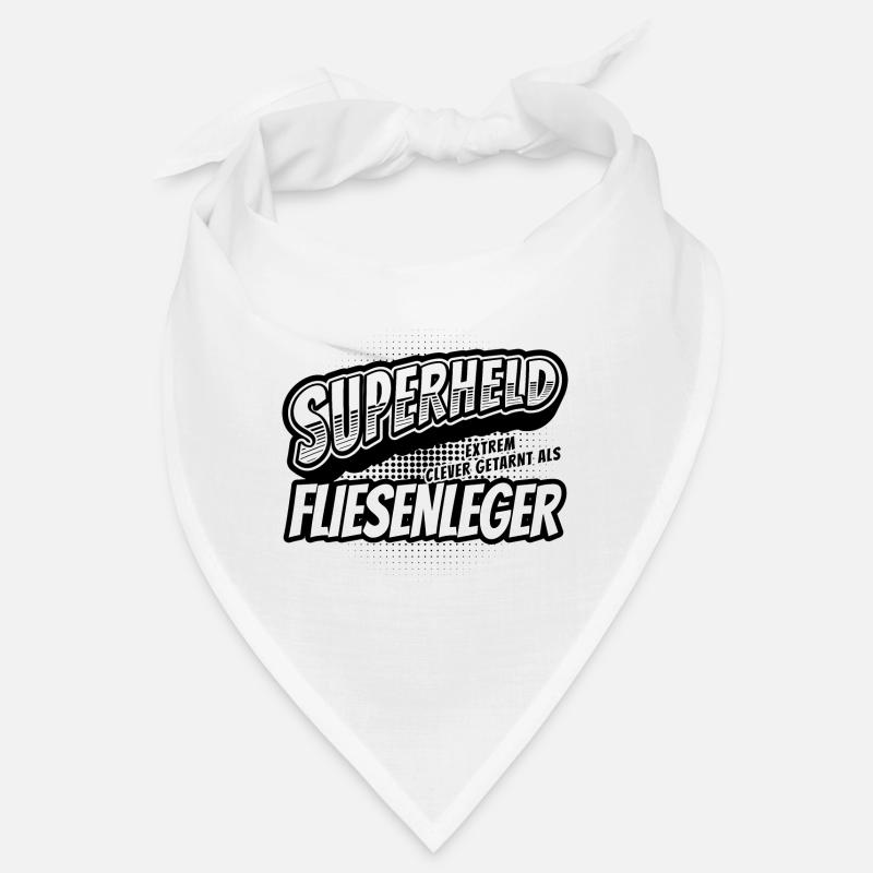 Superheld, clever getarnt als Fliesenleger Bandana