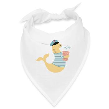 THIRSTY SEAL - Bandana - Weiß - Vorne