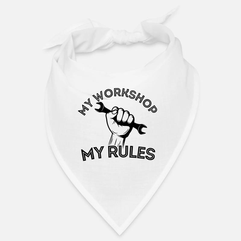 Mon garage, mes régles - My workshop my rules Bandana